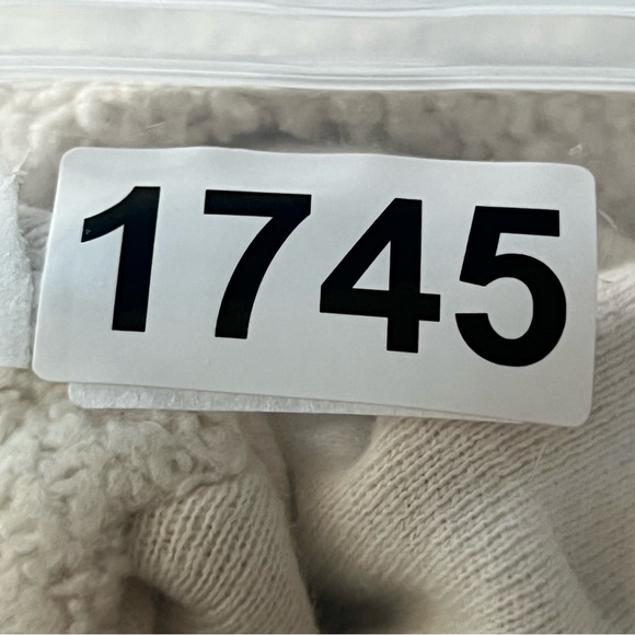 Perfectwhitetee tyra fleece 1/4 zip sweatshirt Size Large In Sugar 100% Cotton - Picture 12 of 14